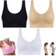 thumbnail image 1 of Cozycurve Sujetador sin costuras, sujetadores deportivos suaves y cómodos antiflacidez para mujer, sujetador push up que suaviza la espalda, 1 of 6