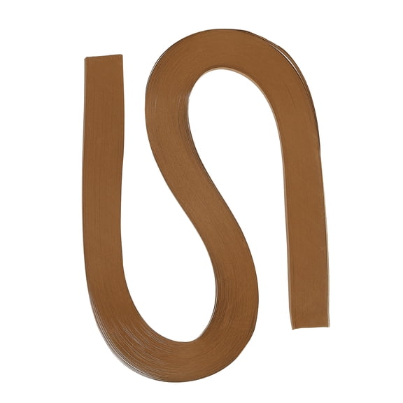 120pcs Quilling Strips Paper 3/16"(5.2mm) 21"(54cm) Origami Paper Quilling Strip for Art DIY Hand Craft Christmas, Light Brown
