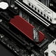 thumbnail image 5 of 5Pcs M.2 Solid State Hard Disk Heatsink Heat Radiator for PCIE 2280 SSD (Red), 5 of 7