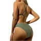 thumbnail image 4 of Trajes de baño para mujer, Trajes de baño para mujer, Trajes de baño de dos piezas de color liso para mujer, Trajes de baño con tirantes para mujer, 4 of 8