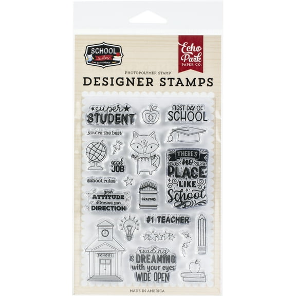 Echo Park Paper Super Student, School Rules