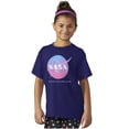 thumbnail image 4 of NASA Vaporwave Take Off Explore More Crewneck T Shirts Boy Girl Teen Brisco Brands L, 4 of 6