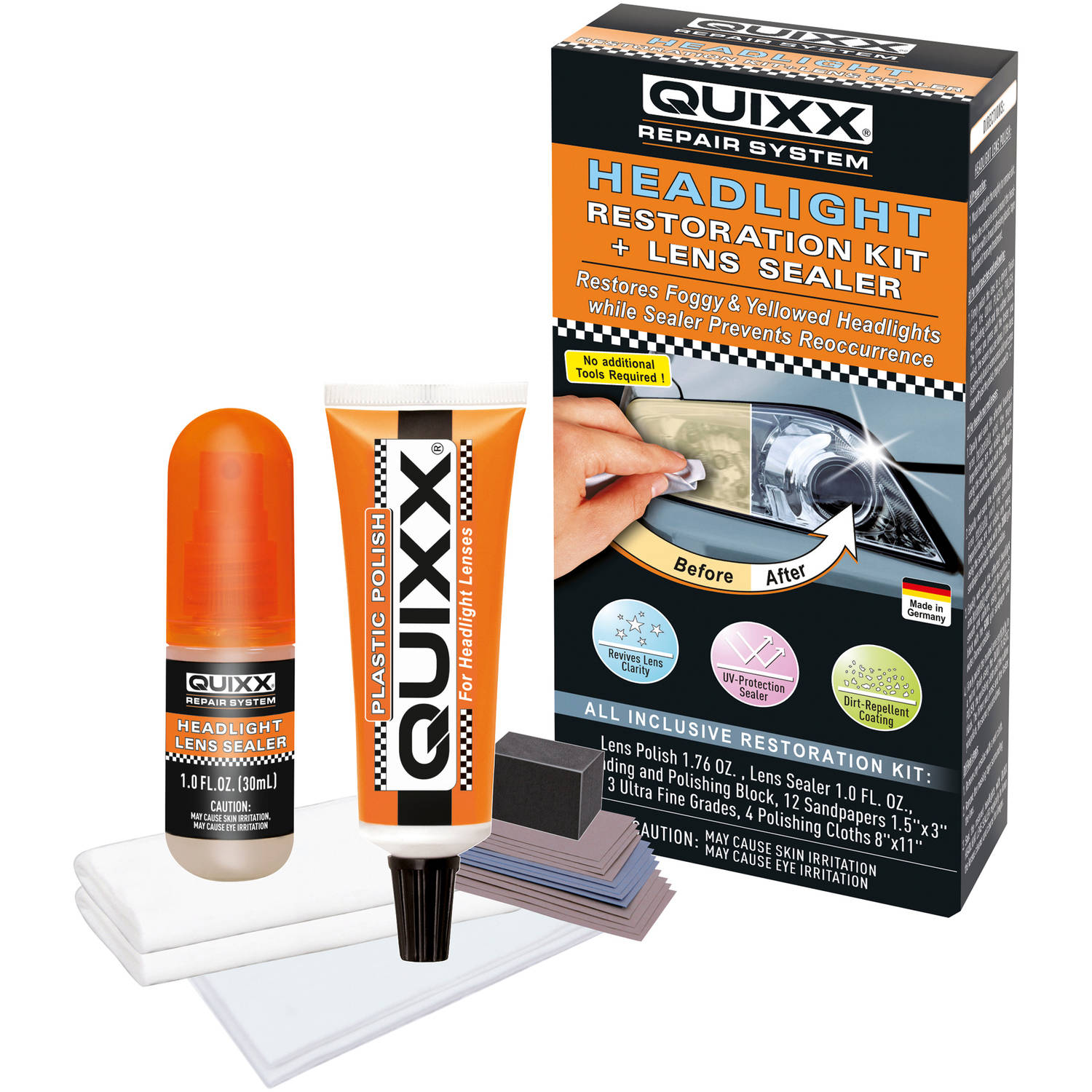 QUIXX Headlight Restoration Kit