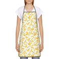 thumbnail image 2 of Gaeub Banana Print Apron for Men and Women,Waterproof Apron for Cooking,Dishwashing, Lab, Butcher, Dog Grooming, 2 of 7