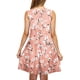 thumbnail image 5 of Vestido Corto de Verano Casual de Moda Impreso Cuello Redondo Bolsillo sin Mangas de las Mujeres, Vestido Casual para Diario, 5 of 9