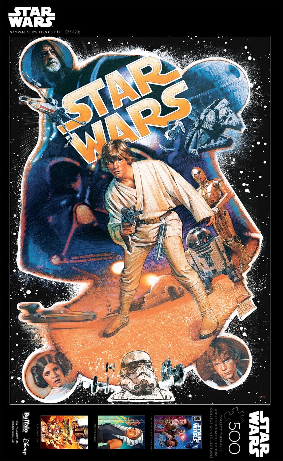 Buffalo Games Star Wars - Skywalkers First Shot 500-Piece Interlocking Jigsaw Puzzle for Adults Ages 14 and Older