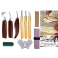 thumbnail image 1 of Kit de tallado de para primera , herramienta de carpintero para carpintería, para tallar cuchillo, manualidades DIY, Kit de tallado Baoblaze Cortador de talla, 1 of 8