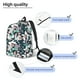 thumbnail image 3 of Disketp Cute Poodle Dog Mochila de Lona Estampada, Mochila Escolar de Viaje Ligera para Estudiantes y Portátil-Medium, 3 of 5