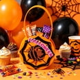 thumbnail image 5 of Halloween Trick or Treat Tote Bag with Handle for Candy, Snacks, Toy - Shade A, 5 of 6