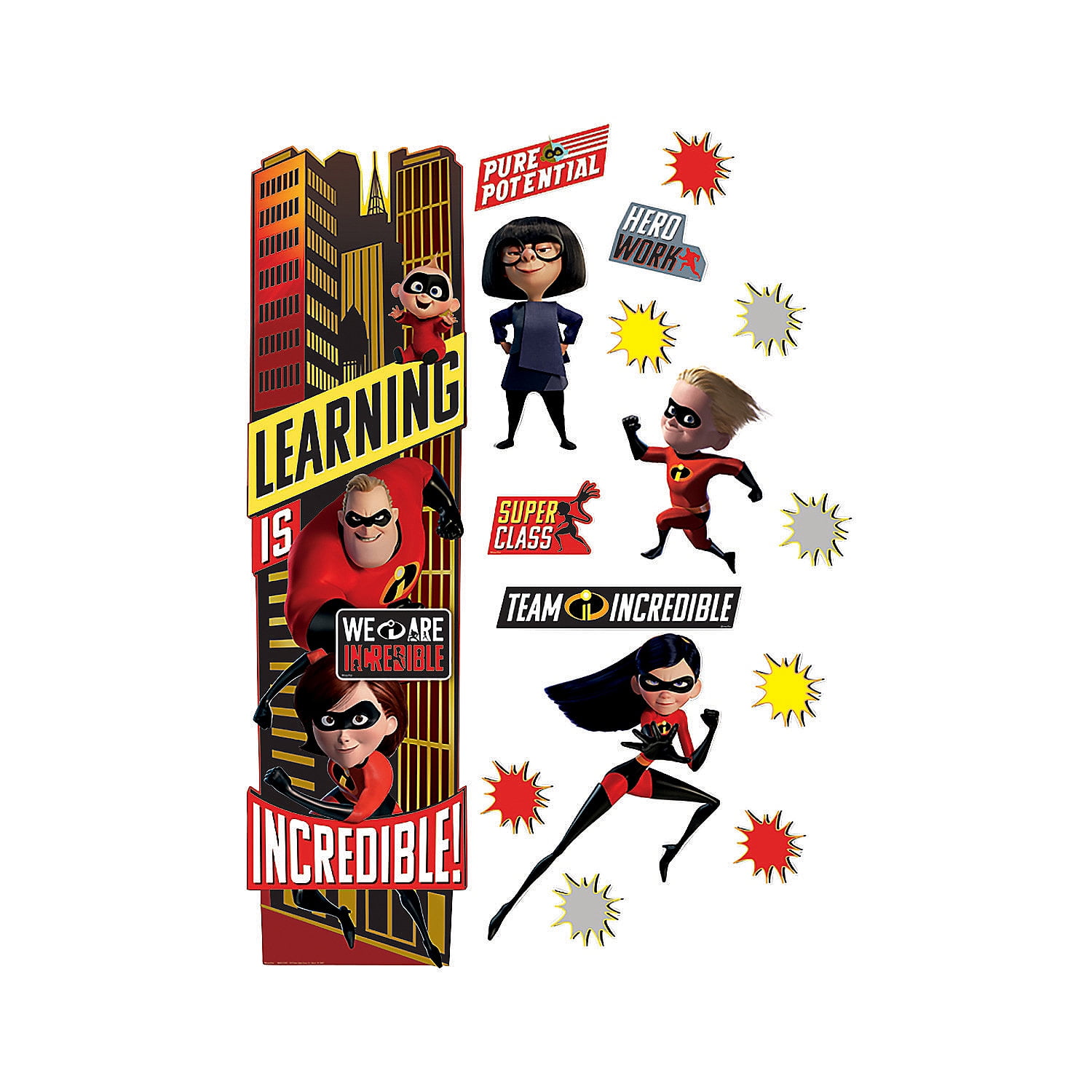 Fun Express The Incredibles Door Decor Kit Educational