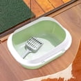 thumbnail image 6 of EHJRE Open Top Cat Litter s Toilet Sand Toilet Cat Litter Container Portable for Indoor Cats Large Space Low Front, 6 of 8