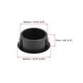 thumbnail image 3 of Unique Bargains Hole Plugs Black Plastic 19mm Snap in Locking Hole Tube Fasteners Cover Flush Type Panel Plugs 50Pcs Black 20mm(13/16-inch) 25, 3 of 3