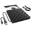 thumbnail image 1 of External CD/DVD Drive for Laptop,7 In 1 USB Ultra-Slim Portable CD/DVD Player Burner, Burner Writer ,Widely Use, 1 of 5