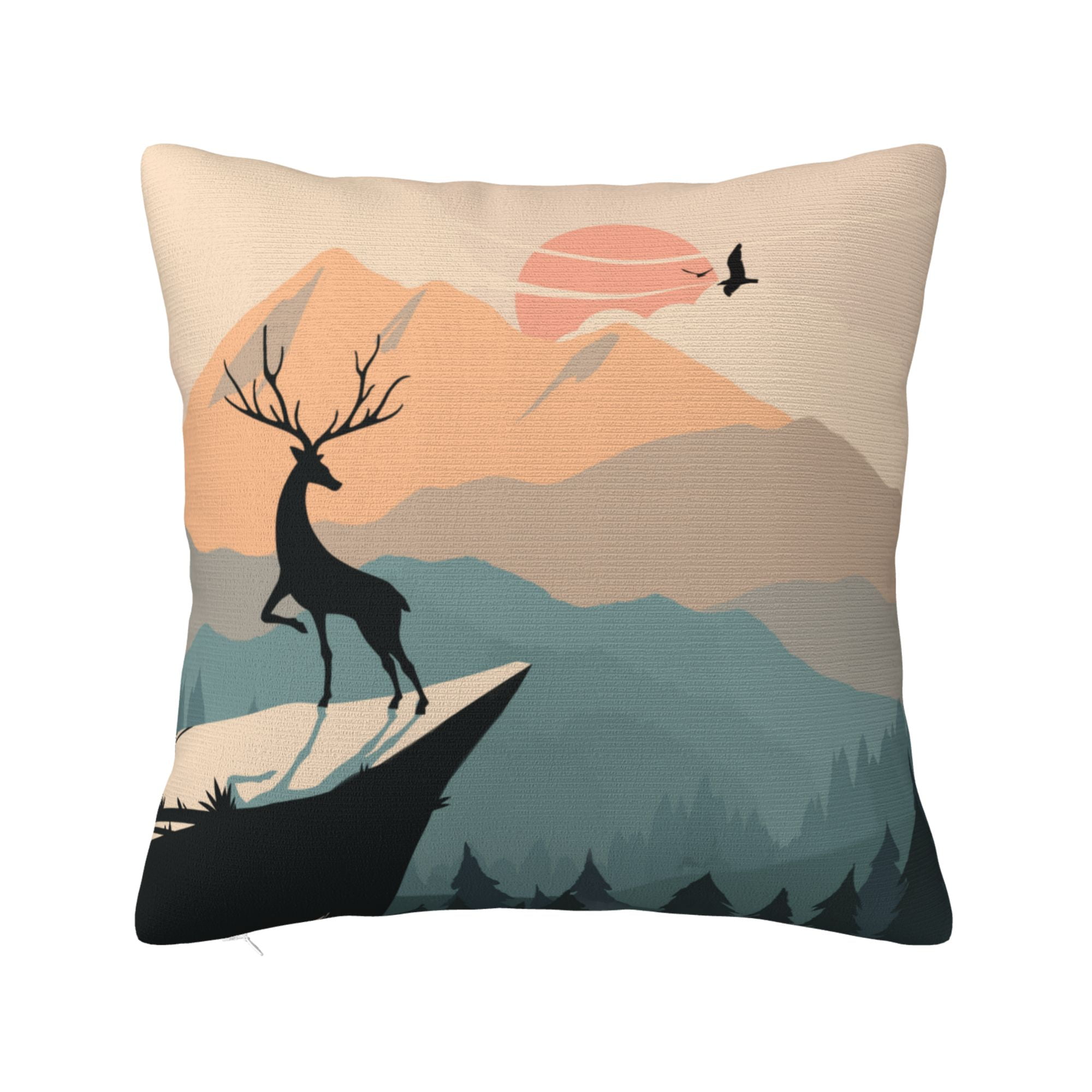 ZICANCN Decorative Throw Pillow Covers , Landscape Painting Couch Sofa