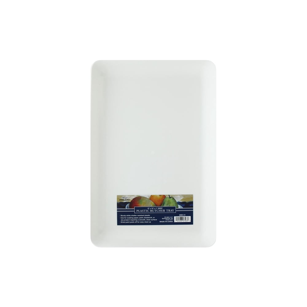 Pro Art Palette Plastic Butcher Tray 8x12