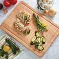 thumbnail image 3 of Farberware 14 -inch x 20 -inch Wood Cutting Board with Perimeter Trench, 3 of 10