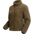 thumbnail image 4 of Pioneer Camp Women's Fuzzy Fleece Jacket, Warm Fleece Full Zip Jacket Cozy Stand Collar Coat with Pockets Casual Workout, 4 of 6