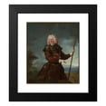 thumbnail image 2 of Jean-Baptiste Oudry 12x14 Black Modern Framed Museum Art Print Titled - Portrait of a Pilgrim (1730), 2 of 5