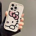 thumbnail image 4 of Sanrio-Funda de teléfono Original Hello Kitty para iPhone, 14, 13, 11, 12, 15 Pro Max, X, XS, XR, 8, 7 Plus, cubierta suave a prueba de golpes, Y2K, 4 of 5