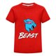 thumbnail image 1 of Camiseta Estampada MrBeast Niño Niña Pantera Azul Ropa Infantil Verano Casual Playera Juvenil Cómoda Regalo Algodón Fans, 1 of 4