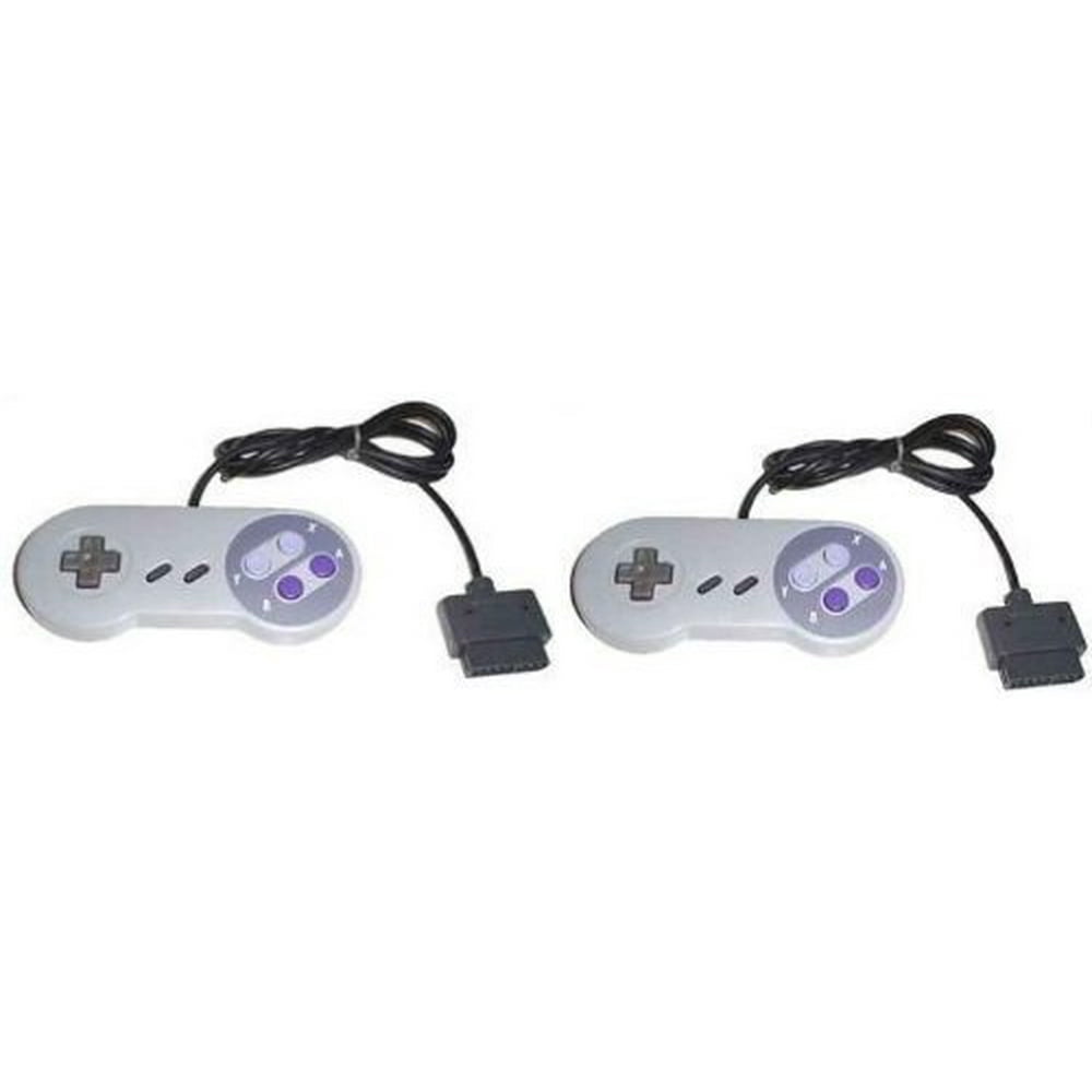 Generic 2x Two Super Nintendo Snes Controller Pads 3rd Party [pack