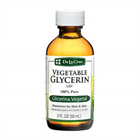 de la cruz pure vegetable glycerin, usp grade, bottled in usa 2 fl.