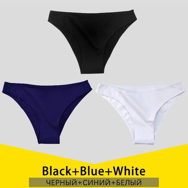 unids/set de bragas de algodón para mujer, S-3XL, ropa interior femenina de talla grande, calzoncillos de Color sólido, ropa interior, bragas de algodón para mujer, lencería Tan Jianjun unisex