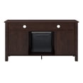 thumbnail image 4 of Woven Paths Highboy 2 Door Electric Fireplace TV Stand for TVs up to 65", Brown, 4 of 9