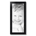 thumbnail image 2 of ArtToFrames 9" x 21" Satin Black Double Step Lip Picture Frame, 9x21 inch Black Wood Poster Frame (WOM-1418), 2 of 7