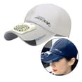 thumbnail image 3 of 2xGorra Con Ventilador De Enfriamiento Para Exteriores, Gorra De Béisbol, Gorra Para El Sol, Gorra Para Acampar Al Aire Libre, Color Beige, 3 of 8