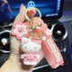 thumbnail image 4 of LLavero de Anime Kawaii Sanrio Hello Kitty, soporte colgante, llavero de coche, joyería colgante para teléfono móvil, regalos para niños, venta al por mayor, 4 of 4