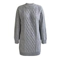 thumbnail image 1 of Suéter Simply Basic Para mujer, talla EG con Cuello Alto Gris, 1 of 4