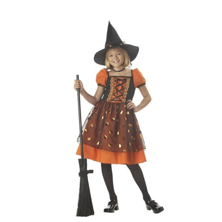 Pretty Pumpkin Witch Child Costume