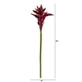 thumbnail image 2 of Nearly Natural 23" Star Bromeliad Artificial Flower (Set of 6), Pink, 2 of 3
