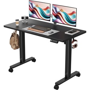 48 x24“ Electric Height Adjustable Standing Desk Black