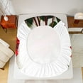 thumbnail image 5 of Castle Fairy Red Floral Rose Twin Sheet Sets,Romantic Flowers Bedding, 5 of 7
