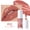 02#Single item-White Cocoa Nude, variant on Ulystar marble swirl mirror lip gloss, 7 moisturizing shades, full-gloss lip lacquer, long-lasting and non-sticky, hydrating and bright, perfect for daily dates and everyday makeup