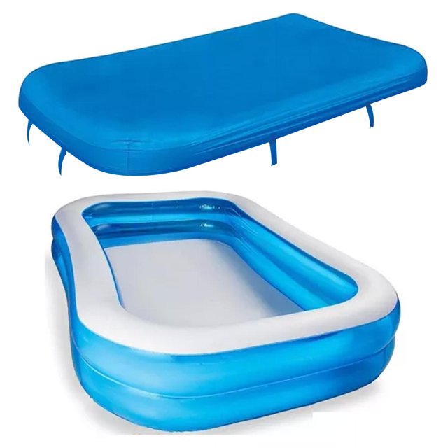 Alberca Inflable Familiar Rectangular 305x183x46 + Cubierta Intex COMBO-INTEX-29