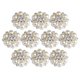 thumbnail image 2 of 0pcs Perla Diamante Flor Flatback Costura 2 piezas perfecl Adorno de diamantes de cristal., 2 of 8