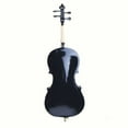 thumbnail image 3 of 4/4 Wood Cello Bag Bow Rosin Bridge Black, 3 of 14