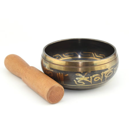 Tibetan Bell Metal Buddhist Singing Bowl Home Decoration Unique Musical Instrument for