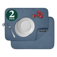 thumbnail image 1 of Cuisinart Tapetes Para Secar Platos Para Encimera De Cocina - (2) Tapetes Para Secar Platos Ultra Absorbentes Xl De 18.0 X 24.0 In - Tapete Plegable Lavable A Máquina De Secado Rápido, 1 of 5