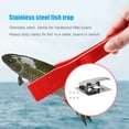 thumbnail image 4 of Sonducket Abrazadera de filete de acero inoxidable Clip de cola de pez cebo señuelo tabla de pesca portátil al aire libre lago río aparejos Pescar, 4 of 5