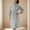 Gray, variant on Premium Womens Plush Soft Robe Fluffy, Warm, Fleece Sherpa Shaggy Bathrobe White XL