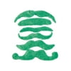 Green Mustache (6 Pc/Card, 12 Cards/Un) - Party Wear - 12 Pieces