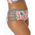 thumbnail image 4 of Juniors' Plus-Size Floral Print High-Waist Swim Bottom, 4 of 7