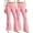 Pink, variant on Leggings for Girls Big Kids Flared High Waist Shark Flared Base Layer Sports 2 Pack Trousers for 3-15 Years