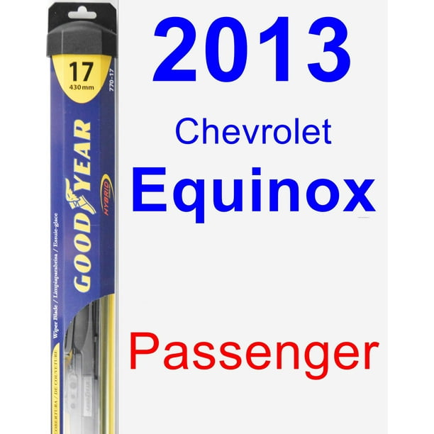 2013 Chevrolet Equinox Passenger Wiper Blade Hybrid