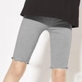 thumbnail image 2 of Gubotare Girls Biker Shorts Elastic Waist Casual Ruffled Pants Kids Stretchy Breathable Outdoor Dance Athletic Bottoms Size 10-12 (Grey,10-12 Years), 2 of 6