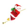 thumbnail image 1 of Kearding Juguete de cuerda de cuentas de escalada alimentado por batería juguete de música Santa Claus entretenido eléctrico decoración de Kits de decoración para fiestas, 1 of 6